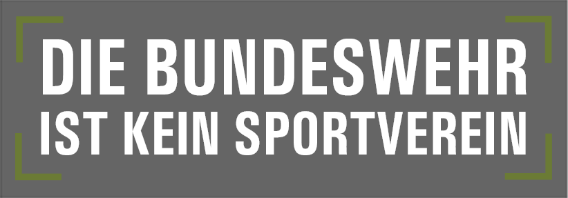 Die Bundeswehr ist kein Sportverein
